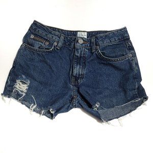 vintage Calvin Klein jean shorts size 1 cutt off s
